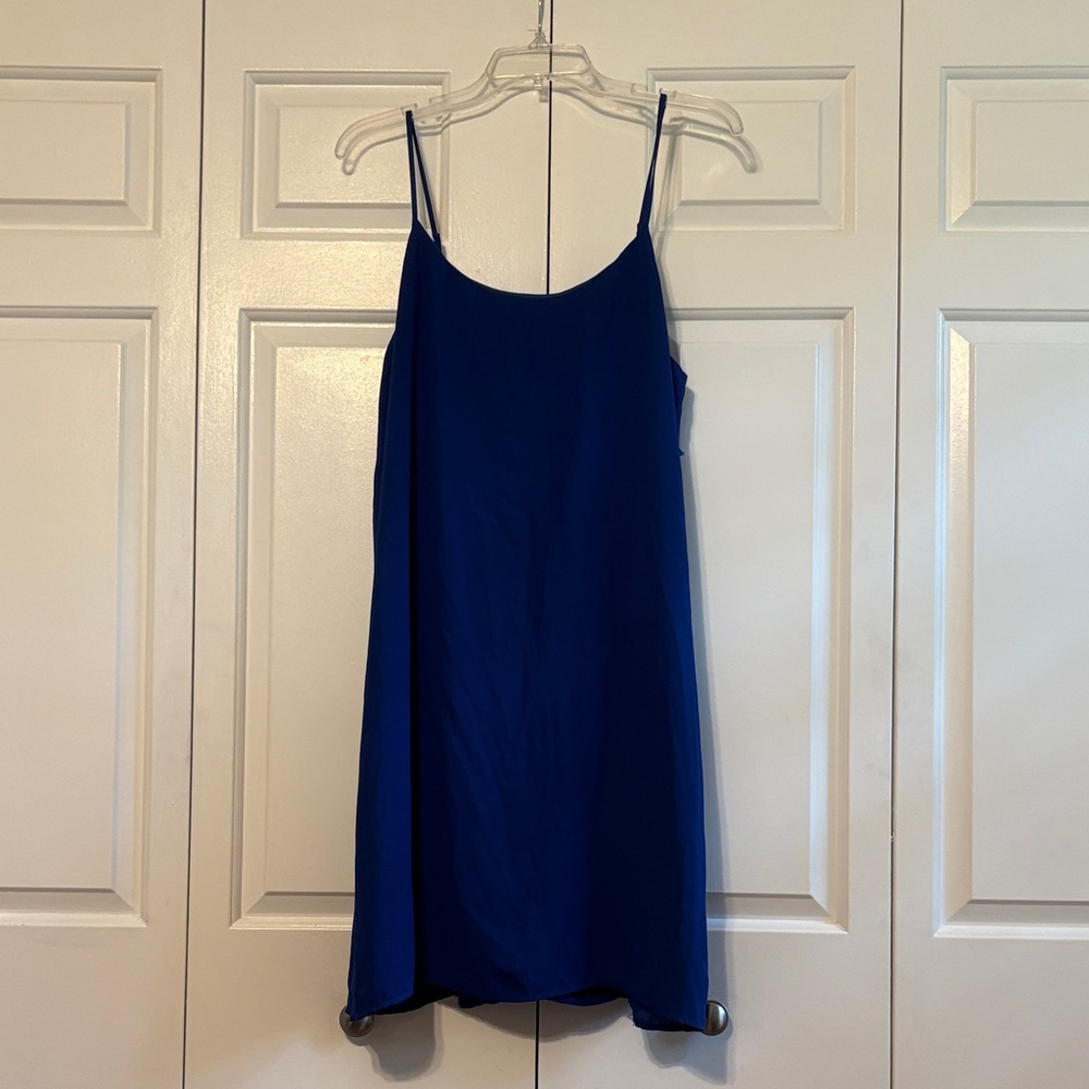 Elegant Blue Mini Dress